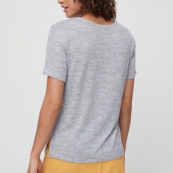Aritzia Wilfred XS Grey Free Divina Tee - Picture 2 of 7